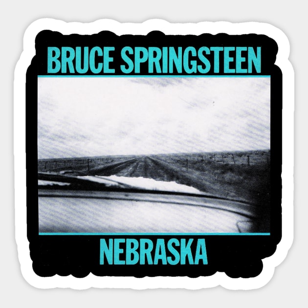 The Heartland Rock Hero Springsteen's Anthem Sticker by WalkTogether